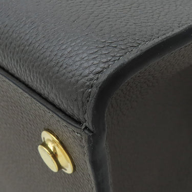 ルイヴィトン LOUIS VUITTON シティ スティーマーMM M51897 グレー×ブラウン レザー 2WAYバッグ ゴールド金具 バイカラー ハンドバッグ ショルダー