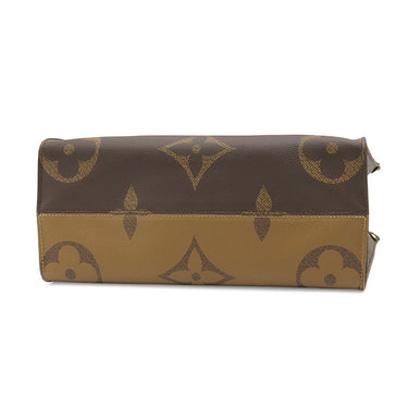 ルイヴィトン LOUIS VUITTON オンザゴー MM M45039 モノグラム モノグラムキャンバス モノグラムリバースキャンバス トートバッグ ゴールド金具