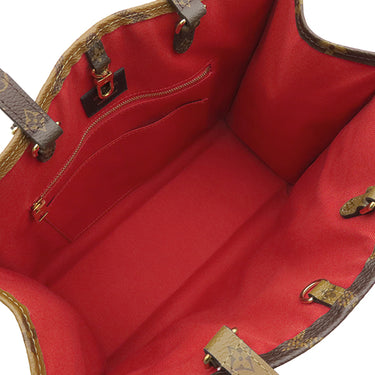 ルイヴィトン LOUIS VUITTON オンザゴー MM M45039 モノグラム モノグラムキャンバス モノグラムリバースキャンバス トートバッグ ゴールド金具