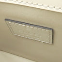 グッチ GUCCI デコ レザー チェーンショルダー 741457 アイボリー レザー 2WAYバッグ ゴールド金具 白 ゴールド×シルバー