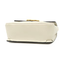 グッチ GUCCI デコ レザー チェーンショルダー 741457 アイボリー レザー 2WAYバッグ ゴールド金具 白 ゴールド×シルバー