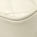 グッチ GUCCI デコ レザー チェーンショルダー 741457 アイボリー レザー 2WAYバッグ ゴールド金具 白 ゴールド×シルバー