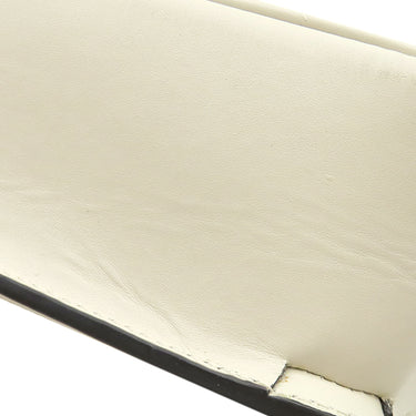 グッチ GUCCI デコ レザー チェーンショルダー 741457 アイボリー レザー 2WAYバッグ ゴールド金具 白 ゴールド×シルバー