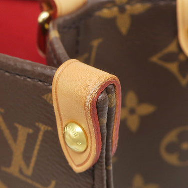 ルイヴィトン LOUIS VUITTON サックプラ PM M45848 モノグラム モノグラムキャンバス 2WAYバッグ ゴールド金具 茶 ショルダー トート