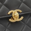 シャネル CHANEL マトラッセ トップハンドル AS4730 ブラック レザー 2WAYバッグ ゴールド金具 ココマーク ロゴ
