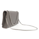 サンローラン SAINT LAURENT ケイト タッセル チェーンショルダー グレー レザー ショルダーバッグ シルバー金具 モノグラム カサンドラ 型押し