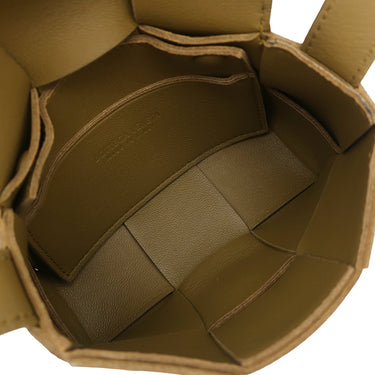 ボッテガヴェネタ BOTTEGA VENETA キャンディ カセット マキシイントレチャート 666688 ブラウン ラムスキン ショルダーバッグ ゴールド金具 クロスボディ