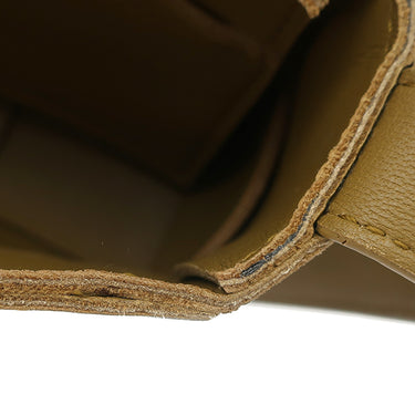 ボッテガヴェネタ BOTTEGA VENETA キャンディ カセット マキシイントレチャート 666688 ブラウン ラムスキン ショルダーバッグ ゴールド金具 クロスボディ