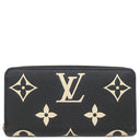 ルイヴィトン LOUIS VUITTON ジッピー ウォレット M80481 ブラック×ベージュ モノグラムアンプラント バイカラーモノグラムアンプラントレザー 長財布 ゴールド金具 黒 ラウンドファスナー 小銭入れ