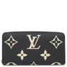 ルイヴィトン LOUIS VUITTON ジッピー ウォレット M80481 ブラック×ベージュ モノグラムアンプラント バイカラーモノグラムアンプラントレザー 長財布 ゴールド金具 黒 ラウンドファスナー 小銭入れ