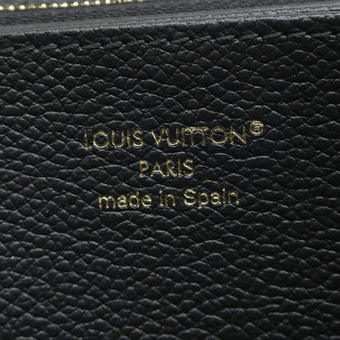 ルイヴィトン LOUIS VUITTON ジッピー ウォレット M80481 ブラック×ベージュ モノグラムアンプラント バイカラーモノグラムアンプラントレザー 長財布 ゴールド金具 黒 ラウンドファスナー 小銭入れ
