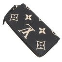 ルイヴィトン LOUIS VUITTON ジッピー ウォレット M80481 ブラック×ベージュ モノグラムアンプラント バイカラーモノグラムアンプラントレザー 長財布 ゴールド金具 黒 ラウンドファスナー 小銭入れ