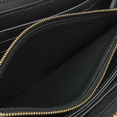 ルイヴィトン LOUIS VUITTON ジッピー ウォレット M80481 ブラック×ベージュ モノグラムアンプラント バイカラーモノグラムアンプラントレザー 長財布 ゴールド金具 黒 ラウンドファスナー 小銭入れ