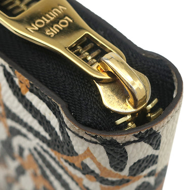 ルイヴィトン LOUIS VUITTON ジッピーウォレット M44745 イヴォワール モノグラムキャンバス ジャイアントモノグラムキャンバス 長財布 ゴールド金具 ゼブラ