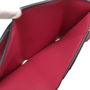 ルイヴィトン LOUIS VUITTON ポルトフォイユ カプシーヌ XS M68587 ノワール レザー トリヨンレザー 三つ折り財布 ゴールド金具 黒 ピンク LVロゴ 小銭入れ