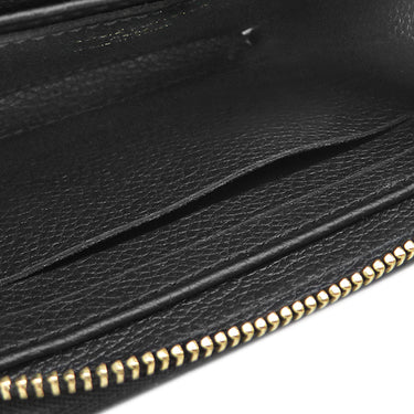 ルイヴィトン LOUIS VUITTON ジッピー コイン パース M60574 ブラック モノグラムアンプラント コインケース ゴールド金具 小銭入れ ミニ財布 黒
