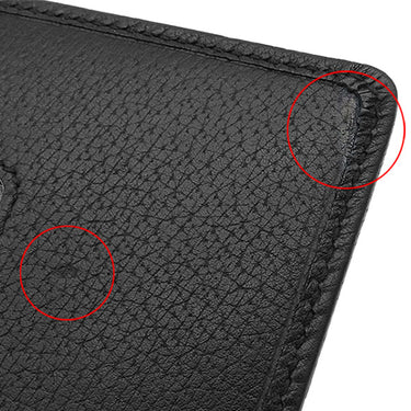 グッチ GUCCI GGマーモント クリスタル チェーンウォレット 499782 ブラック レザー チェーンウォレット ヴィンテージ金具 黒 ダブルG GG クラッチ