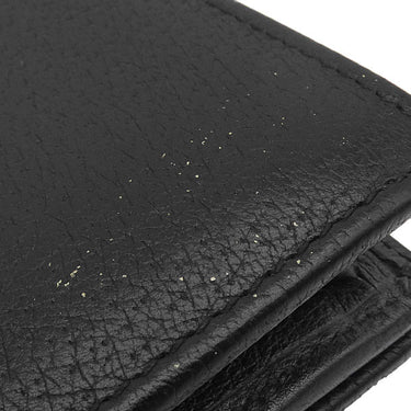 グッチ GUCCI GGマーモント クリスタル チェーンウォレット 499782 ブラック レザー チェーンウォレット ヴィンテージ金具 黒 ダブルG GG クラッチ