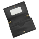 グッチ GUCCI GGマーモント クリスタル チェーンウォレット 499782 ブラック レザー チェーンウォレット ヴィンテージ金具 黒 ダブルG GG クラッチ