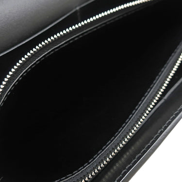 エルメス HERMES ケリーウォレット ロング トゥーゴー ブラック レザー タデラクト 長財布 シルバー金具 サングル カヴァル バンドリエール