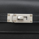 エルメス HERMES ケリーウォレット ロング トゥーゴー ブラック レザー タデラクト 長財布 シルバー金具 サングル カヴァル バンドリエール