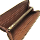 ロエベ LOEWE スターモチーフ ロング ウォレット 199N41CF13 ブラウン グレインカーフレザー 長財布 ゴールド金具 ラウンドファスナー