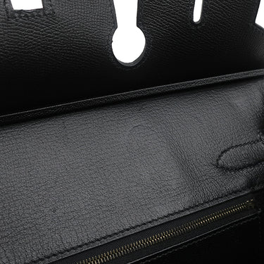 エルメス HERMES バーキン30 ブラック ヴォーエプソン ハンドバッグ ゴールド金具 黒