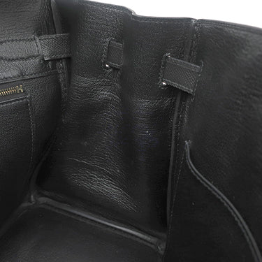エルメス HERMES バーキン30 ブラック ヴォーエプソン ハンドバッグ ゴールド金具 黒
