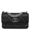 シャネル CHANEL CHANEL19 チェーンクラッチ AP3067 ブラック ラムスキン チェーンウォレット シルバー金具