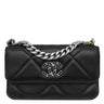 シャネル CHANEL CHANEL19 チェーンクラッチ AP3067 ブラック ラムスキン チェーンウォレット シルバー金具
