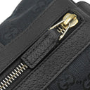 グッチ GUCCI GGキャンバス アビー ミニ バッグ 130942 ブラック GGキャンバス ハンドバッグ ゴールド金具 黒 ミニ ボストンバッグ