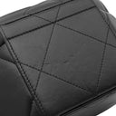 シャネル CHANEL マトラッセ スモール バニティ バッグ ブラック レザー ショルダーバッグ ゴールド金具 黒 ココマーク チェーン