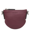 グッチ GUCCI ロゴ マイクロ ショルダー 821831 ボルドー レザー ショルダーバッグ シルバー金具 赤 緑 ウェブストライプ ポシェット ポーチ