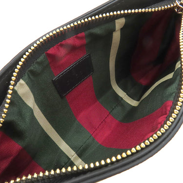 グッチ GUCCI GGエンブレム スモール ショルダー 820696 ブラック×ベージュ GGスプリームキャンバス ショルダーバッグ シルバー金具
