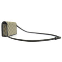 グッチ GUCCI GGエンブレム ミニショルダーバッグ 820688 ブラック×ベージュ GGスプリームキャンバス ショルダーバッグ ゴールド金具