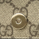 グッチ GUCCI GGエンブレム ミニショルダーバッグ 820688 ブラック×ベージュ GGスプリームキャンバス ショルダーバッグ ゴールド金具