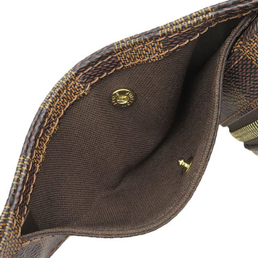 ルイヴィトン LOUIS VUITTON ジェロニモス N51994 ダミエエベヌ ダミエキャンバス ボディバッグ ゴールド金具 ウエストバッグ 新型