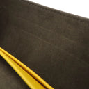 フェンディ FENDI フラットバゲットミニ 8BS039 イエロー レザー 2WAYバッグ ゴールド金具 ミニショルダー クラッチ