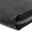 ルイヴィトン LOUIS VUITTON ジッピー ウォレット M61867 ノワール モノグラムマヒナ 長財布 シルバー金具 黒 ラウンドファスナー