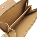 ルイヴィトン LOUIS VUITTON ポルトフォイユ ルー M81673 キャメル ラムスキン 二つ折り財布 ゴールド金具 モノグラム エンボス加工