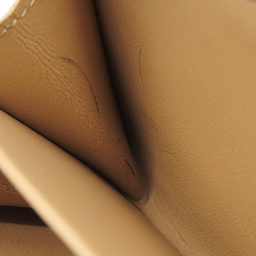 ルイヴィトン LOUIS VUITTON ポルトフォイユ ルー M81673 キャメル ラムスキン 二つ折り財布 ゴールド金具 モノグラム エンボス加工