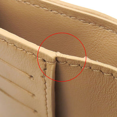 ルイヴィトン LOUIS VUITTON ポルトフォイユ ルー M81673 キャメル ラムスキン 二つ折り財布 ゴールド金具 モノグラム エンボス加工