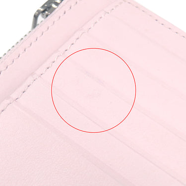 バレンシアガ BALENCIAGA Envelope ロング 7367342AABX5763 ペタルピンク×アーミーグリーン カーフ コインケース マットシルバー金具 エンベロープ フラグメントケース