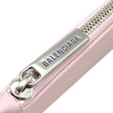 バレンシアガ BALENCIAGA Envelope ロング 7367342AABX5763 ペタルピンク×アーミーグリーン カーフ コインケース マットシルバー金具 エンベロープ フラグメントケース