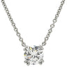 ハリーウィンストン Harry Winston ラウンドカット ソリティア PIDPRD005SI プラチナシルバー Pt950 ダイヤモンド ネックレス プラチナ 1粒 1石 ダイア 0.55ct
