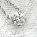 ハリーウィンストン Harry Winston ラウンドカット ソリティア PIDPRD005SI プラチナシルバー Pt950 ダイヤモンド ネックレス プラチナ 1粒 1石 ダイア 0.55ct