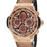 腕時計 ウブロ HUBLOT ビッグバン ボア ゴールド ブラウン 341.PX.7918.PR.1979 自動巻き メンズ K18PG×Ti コンビ 純正ダイヤ 限定