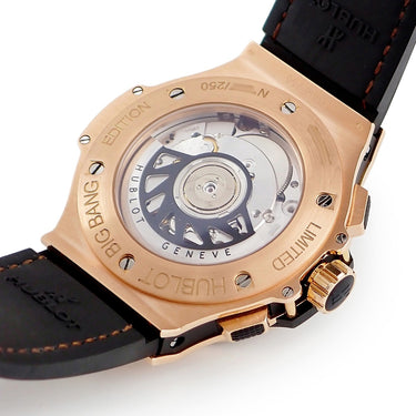 腕時計 ウブロ HUBLOT ビッグバン ボア ゴールド ブラウン 341.PX.7918.PR.1979 自動巻き メンズ K18PG×Ti コンビ 純正ダイヤ 限定