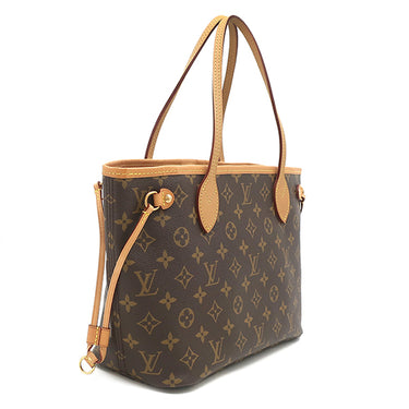 ルイヴィトン LOUIS VUITTON ネヴァーフル PM M41245 モノグラム×ピヴォワンヌ モノグラムキャンバス トートバッグ ゴールド金具 茶 ピンク 肩掛け トート