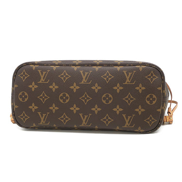 ルイヴィトン LOUIS VUITTON ネヴァーフル PM M41245 モノグラム×ピヴォワンヌ モノグラムキャンバス トートバッグ ゴールド金具 茶 ピンク 肩掛け トート